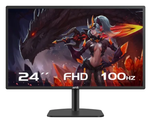 Monitor gamer Raptor Hawk Eye 24" Slim Full HD 100 Hz