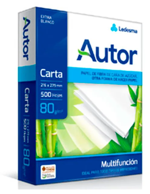 Resma Carta Autor 80 g · 500 hojas