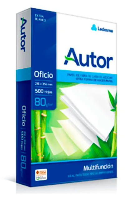 Resma Oficio Autor 80 g · 500 hojas