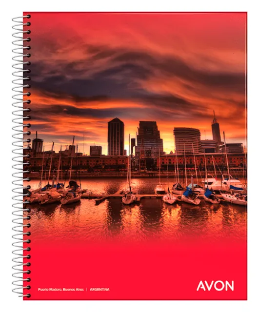 Cuaderno espiral 16x21 cm tapa flexible 84 hojas rayadas