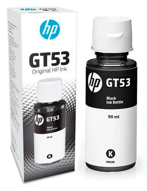 Botella de tinta HP GT53 negra 90 ml