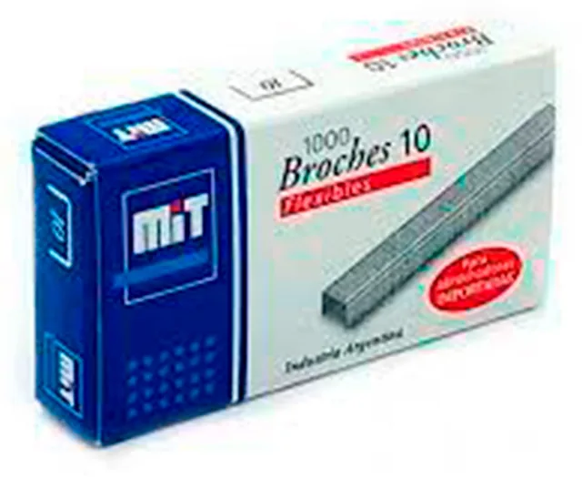 Broches Mit N.º 10 x1000