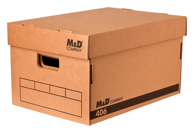 Caja archivo de cartón 406 Premium 42x32x25 cm