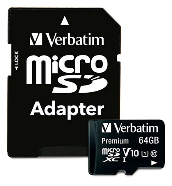 Tarjeta microSDHC Verbatim 64 GB Clase 10