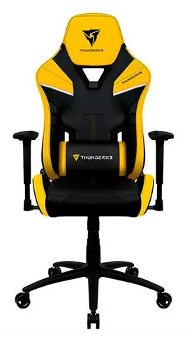 Silla gamer ThunderX3 Bumblebee amarilla