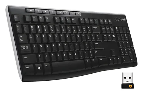 Teclado inalámbrico Logitech K270 en español