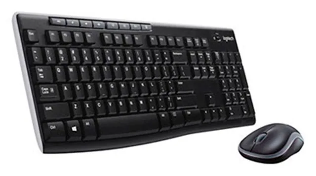 Combo teclado y mouse inalámbrico Logitech MK270