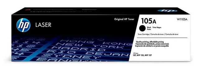 Tóner HP 105A negro (W1105A) para M107 y MFP 135/137